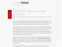 Tablet Screenshot of planet.terasi.net